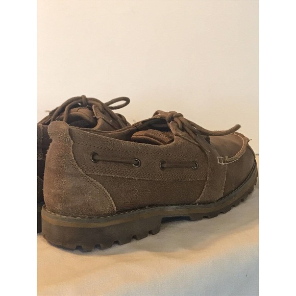 Timberland Jacksons Landing Moc Toe Tan Oxford Shoes Leather Wheat Nubuck Sz 9 main image 12